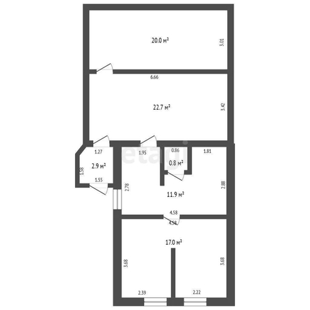 
  Продается дом, 82.9 м², Омск
. Фото 5.