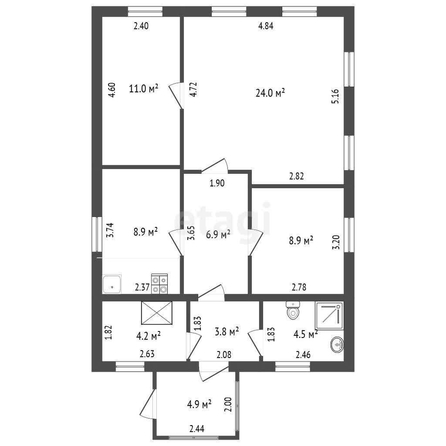 
  Продается дом, 83 м², Омск
. Фото 5.