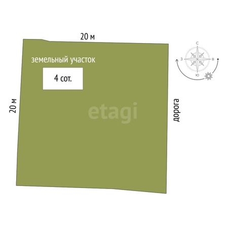 
  Продается дом, 43.2 м², Омск
. Фото 4.