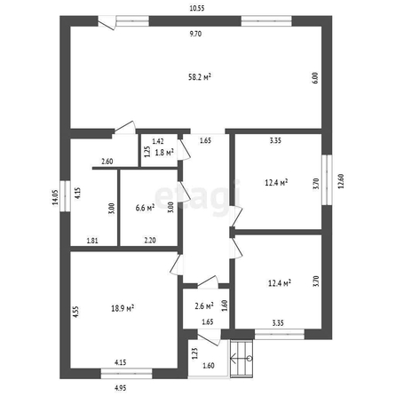 
  Продается дом, 113 м², село Надеждино
. Фото 4.