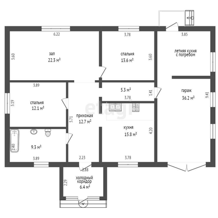 
  Продается дом, 136.9 м², село Азово
. Фото 5.