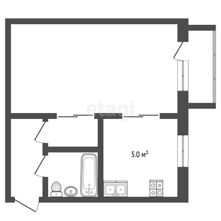 
  Продается 1-комн. квартира, 30.3 м², Авангардная ул, д. 3
. Фото 5.