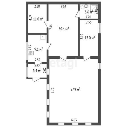 
  Продается дом, 127 м², Омск
. Фото 5.
