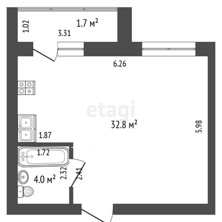 
  Продается дом, 168.9 м², село Усть-Заостровка
. Фото 5.