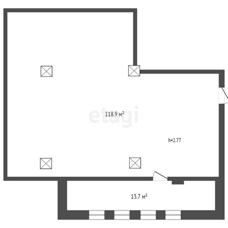 
  Сдается универсальное помещение, 118.9 м², Карла Либкнехта ул, д. 11
. Фото 5.