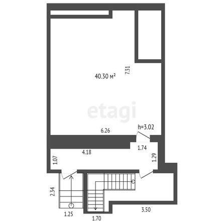 
  Продается универсальное помещение, 47 м², Шукшина ул, д. 3
. Фото 5.