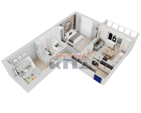 
  Продается 2-комн. квартира, 67 м², ЖК Дом на Марьяновской
. Фото 1.