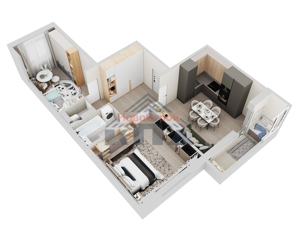
  Продается 2-комн. квартира, 68 м², ЖК Дом на Марьяновской
. Фото 2.