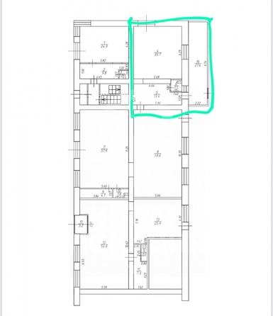 
  Сдается офис, 48.3 м², Сибаковская ул, д. 4
. Фото 7.