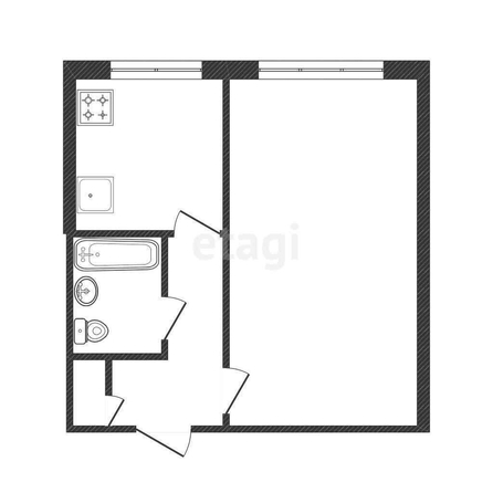 
  Продается 1-комн. квартира, 30 м², Молодова ул, д. 8
. Фото 4.