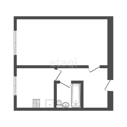 
  Продается 1-комн. квартира, 30 м², 10 лет Октября ул, д. 187А
. Фото 5.