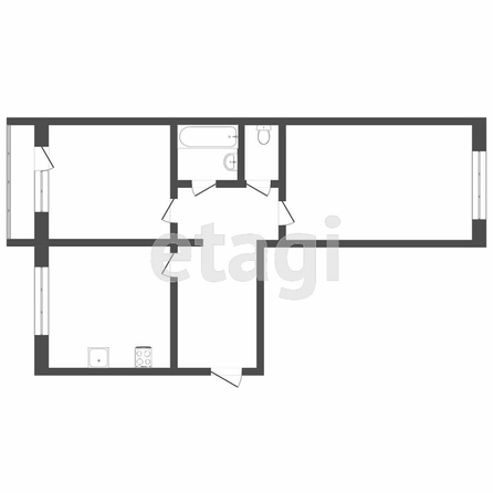 
  Продается 2-комн. квартира, 47.7 м², Братская ул, д. 21А
. Фото 5.
