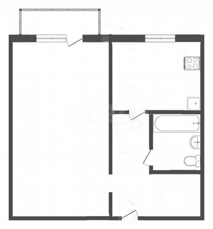 
  Продается 1-комн. квартира, 36 м², Багратиона ул, д. 84
. Фото 5.