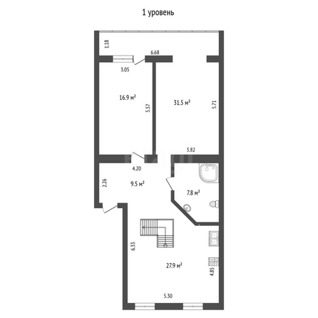 
  Продается 3-комн. квартира, 108.2 м², Куйбышева ул, д. 62
. Фото 5.