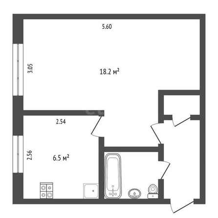 
  Продается 1-комн. квартира, 31 м², Амурская 21-я ул, д. 28Г
. Фото 4.