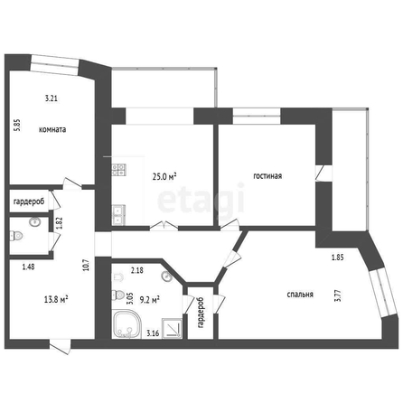 
  Продается 3-комн. квартира, 119.8 м², Спортивный проезд, д. 5Б
. Фото 5.