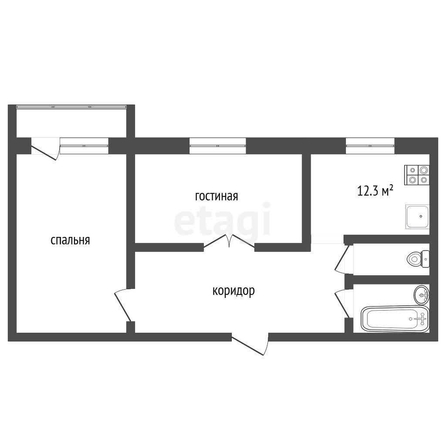 
  Продается 2-комн. квартира, 68.9 м², Маршала Жукова ул, д. 107
. Фото 5.