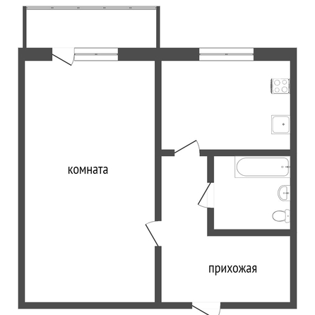 
  Продается 1-комн. квартира, 37.2 м², Рокоссовского ул, д. 28
. Фото 5.