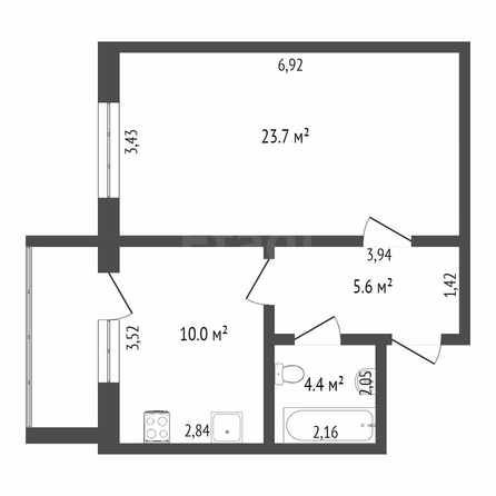 
  Продается 1-комн. квартира, 36 м², Амурская 21-я ул, д. 69к3
. Фото 5.