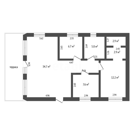 
  Продается дом, 95.3 м², село Ребровка
. Фото 4.