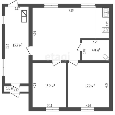 
  Продается дом, 87.1 м², поселок Новоомский
. Фото 4.
