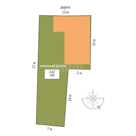 
  Продается дом, 76 м², Омск
. Фото 4.