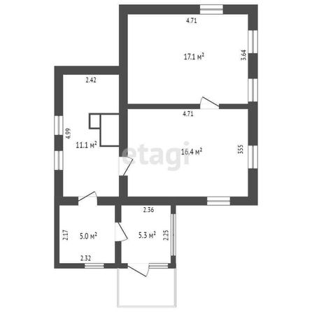 
  Продается дом, 49.5 м², Называевск
. Фото 5.