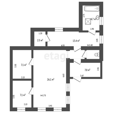 
  Продается дом, 30 м², Омск
. Фото 5.