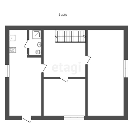 
  Продается дом, 80 м², Омск
. Фото 4.