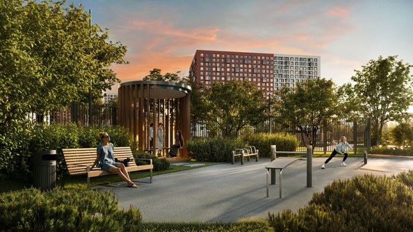
  Продается 1-комн. квартира, 38.1 м², ЖК Снегири
. Фото 17.