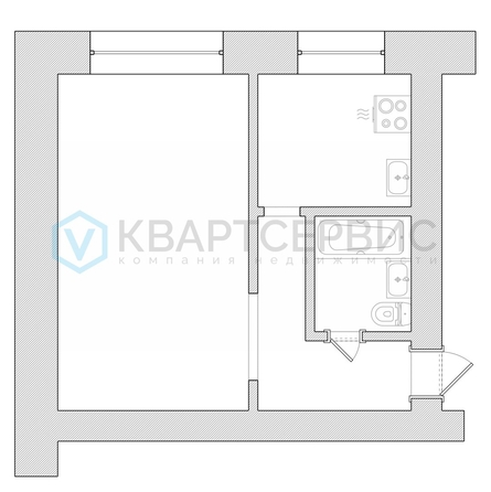 
  Продается 1-комн. квартира 31.1 м². Фото 2.