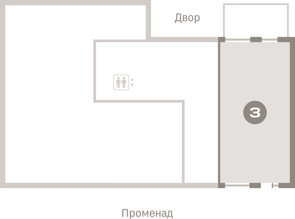 
  Продается 2-комн. квартира 105.33 м², в ЖК Кварталы Драверта, дом 3. Фото 3.