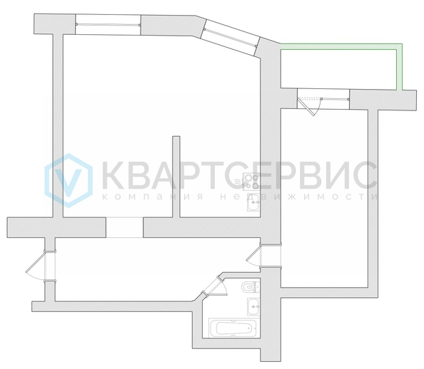 
  Продается 2-комн. квартира 70 м². Фото 28.