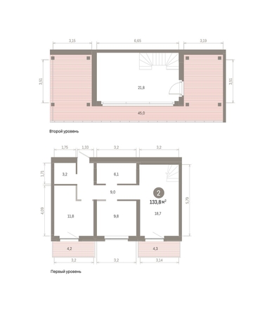 
  Продается 2-комн. квартира 133.83 м², в ЖК Кварталы Драверта, дом 3. Фото 1.