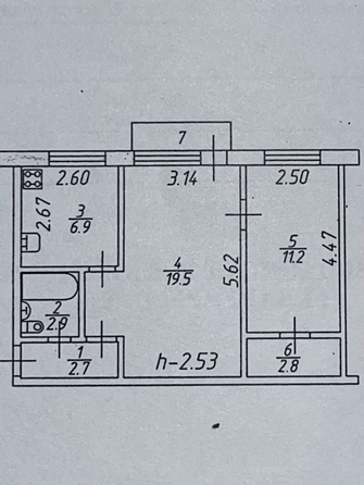 
  Продается 2-комн. квартира 46 м². Фото 2.