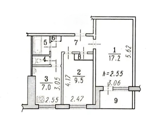 
  Продается 2-комн. квартира 44 м². Фото 17.