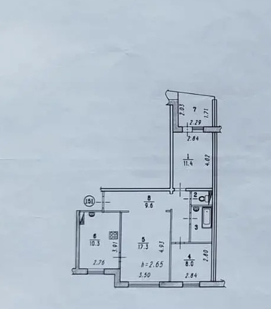 
  Продается 3-комн. квартира 66 м². Фото 8.