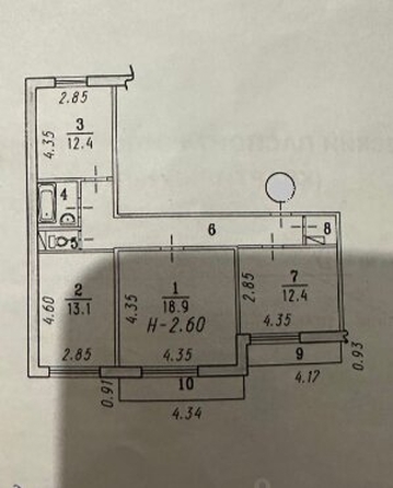 
  Продается 3-комн. квартира 78 м². Фото 13.