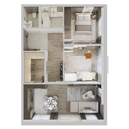 
  Продается 2-комн. квартира 66.2 м², в ЖК Северное Сияние Премиум. Фото 3.