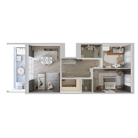 
  Продается 3-комн. квартира 89.2 м², в ЖК Северное Сияние Премиум. Фото 3.
