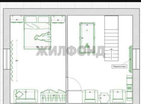 
   Продам дом, 80 м², Томск

. Фото 10.