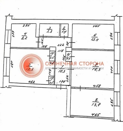 
   Продам 4-комнатную, 88.4 м², Коммунистический пр-кт, 28

. Фото 7.