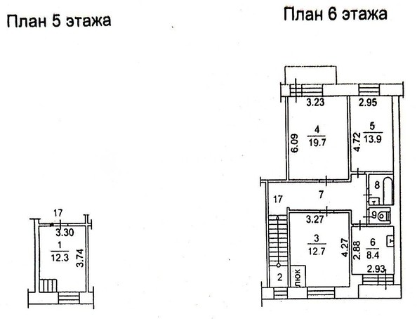 
   Продам 3-комнатную, 86.1 м², Алтайская ул, 90

. Фото 14.