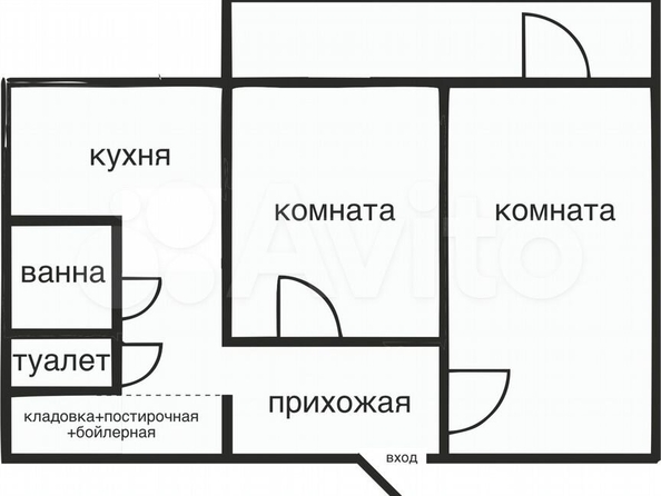 
  Продается 2-комн. квартира, 54 м², Елизаровых ул, д. 74
. Фото 16.