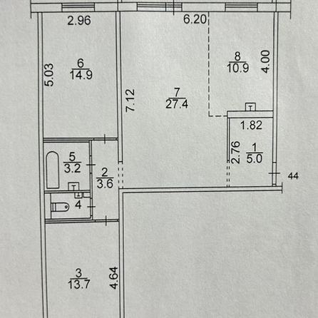 
   Продам 3-комнатную, 80 м², Королёва ул, 6

. Фото 22.