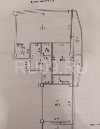 
   Продам 2-комнатную, 80.6 м², Профсоюзная ул, 7

. Фото 1.