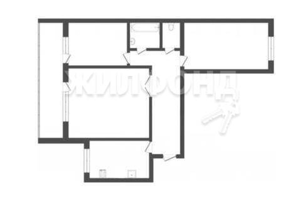 
   Продам 3-комнатную, 62 м², Советская ул, 105

. Фото 21.