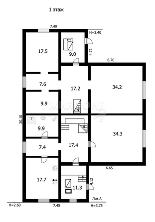 
   Продам таунхаус, 359.6 м², Богашево

. Фото 27.