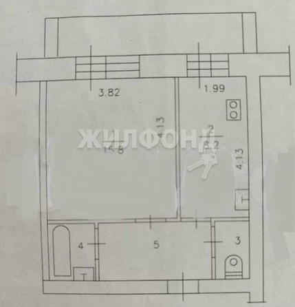 
   Продам 1-комнатную, 33.6 м², Ботанический пер, 22/1

. Фото 12.