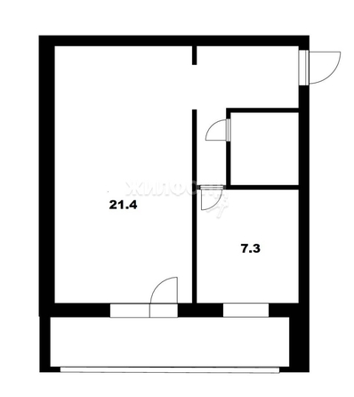 
   Продам 1-комнатную, 37.7 м², Учебная ул, 8

. Фото 5.